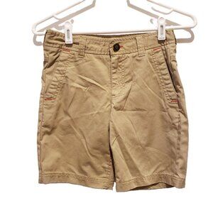 L.L. Bean Khaki Hiking Shorts Tan Brown Adjustable Waist Nylon Cargo Youth Sz 10